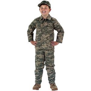 Kids Army Digital Camo Outfit Size 12